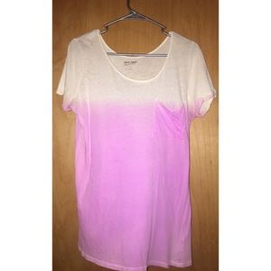 ARIZONA Ombré Pocket Tee with Cuffed Sleeves
